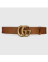 [GUCCI] Leather belt with Double G buckle 409416CVE0T2535