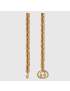 [GUCCI] Chain belt with Interlocking G charm 649931J160T0863