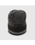 [GUCCI] GG knit cashmere hat 6768274GABX1360