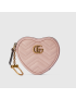 [GUCCI] GG Marmont heart shaped coin purse 699517DTDHT5909