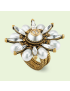 [GUCCI] Interlocking G flower ring 702719I98758623