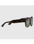 [GUCCI] Rectangular frame sunglasses 691368J07442330