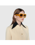 [GUCCI] Square frame sunglasses 691323J07447023