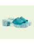[GUCCI] Womens slide sandal with  logo 700989JFM004623