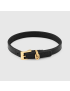 [GUCCI] Double G leather bracelet 648621J88028030