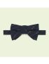 [GUCCI] Horsebit striped wool bow tie 7030814G1884100