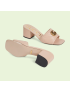 [GUCCI] Womens Double G slide sandal 695202BKO606705