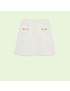 [GUCCI] Horsebit cotton shorts 691893XDBX49133