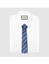 [GUCCI] Striped silk tie with Interlocking G 6600584E0024568