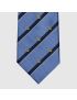 [GUCCI] Striped silk tie with Interlocking G 6600584E0024568