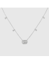 [GUCCI] GG Running 18k necklace with diamonds 481624J85689066