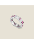 [GUCCI] Link to Love rubellite ring 702414J84W29037