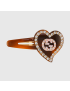 [GUCCI] Hair clip with GG and heart detail 679036I93548520