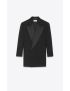 [SAINT LAURENT] double breasted tuxedo jacket in wool 704629Y806V1000