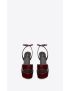 [SAINT LAURENT] jodie platform sandals in patent leather 701788AAAPQ6012