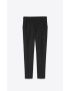 [SAINT LAURENT] carrot fit pants in pinstripe wool 706471Y2F401095