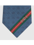 [GUCCI] Double G and Horsebit jacquard silk tie 6240574E0024969