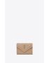 [SAINT LAURENT] gaby small envelope wallet in quilted lambskin 6920521EL072721
