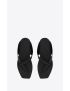 [SAINT LAURENT] isla flat sandals in smooth leather 709046DWE001000