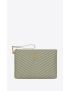 [SAINT LAURENT] cassandre matelasse tablet pouch in grain de poudre embossed leather 559193CWU073317