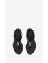 [SAINT LAURENT] cassandra sandals in suede 7112601NZAA1000