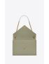 [SAINT LAURENT] envelope large chain bag in mix matelasse grain de poudre embossed leather 600166BOW973317
