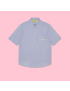 [GUCCI] adidas x  Oxford cotton shirt 701360ZAJRO4689
