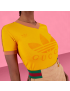 [GUCCI] adidas x  v neck T shirt 693636XJEBZ7219