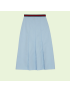 [GUCCI] Heavy cotton poplin skirt 695326ZAEC44990