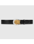[GUCCI] Leather belt with hoof buckle 6985660YA0X1000