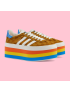 [GUCCI] adidas x  womens GG Gazelle sneaker 707873UWV207163