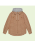 [GUCCI] Hooded Square G cotton jacket 694144ZAJJS2184