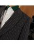 [GUCCI] Horsebit striped wool formal suit 694600ZAITQ1057