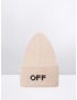 [OFF-WHITE] Off Ribbed Beanie 17590512 (LightPink)