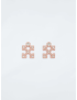 [OFF-WHITE] Arrow Crystal Earrings 17590606 (Pink)