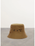 [OFF-WHITE] Ow Logo Bucket Hat 17593694 (Brown)