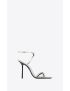 [SAINT LAURENT] nuit sandals in crepe satin 7111701UU003917