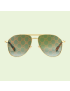 [GUCCI] Aviator frame sunglasses 706707I33318037