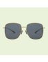 [GUCCI] Square sunglasses with disco ball charms 706683I33328012
