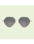 [GUCCI] Geometric frame sunglasses 706687I33308012