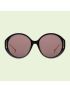 [GUCCI] Round frame sunglasses 706694J07401023