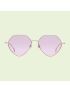 [GUCCI] Geometric frame sunglasses 706687I33308058