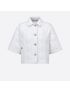 [DIOR] Macrocannage Short Sleeved Blouse 227B69A2827_X0100