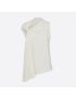 [DIOR] Sleeveless T Shirt with Draped Effect 213T82A4481_X0200