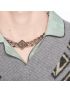 [DIOR] CD Diamond Chain Link Necklace N1637HOMMT_D200