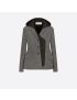 [DIOR] Fitted Hooded Jacket with Removable Macrocannage Lining 157V49A3439_X8876