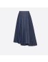 [DIOR] Asymmetric Mid Length Skirt 252J19A3573_X5670