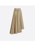 [DIOR] Asymmetric Long Skirt 257J31A3332_X1700