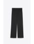 [SAINT LAURENT] wide leg tuxedo pants in wool 706657Y2F351000