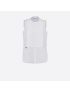 [DIOR] Sleeveless Blouse with Plastron 841B41A3356_X0100